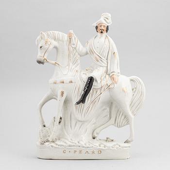 A set of eight English flintware figurines, 20th Century.