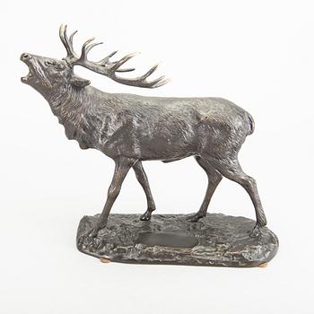 SKULPTUR, brons, signerad  A.K Korniluk, Bracia Korniluk Siedlce.