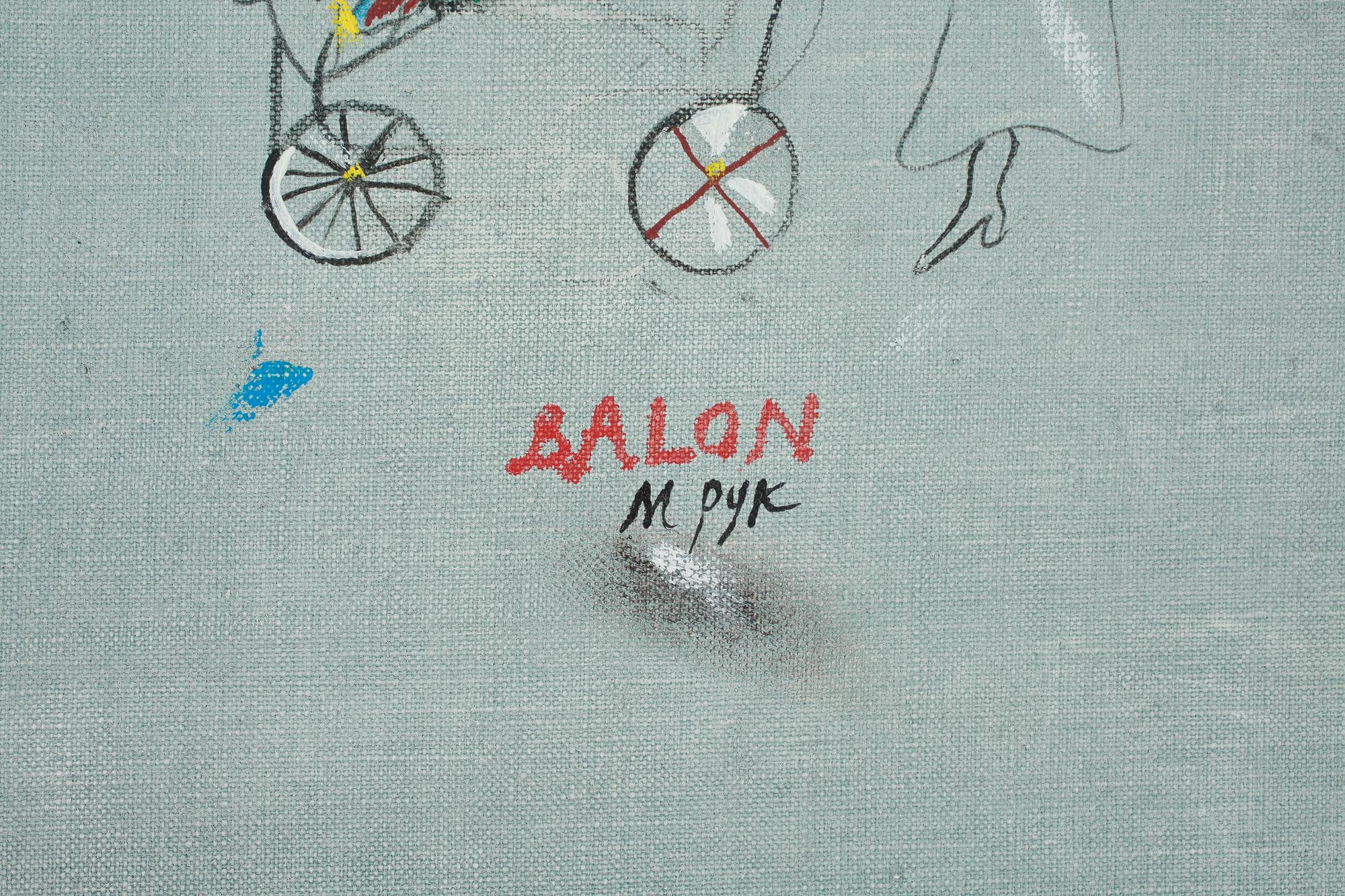 MADELEINE PYK, olja på duk, signerad.