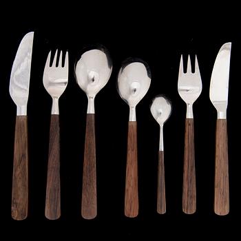 BERTEL GARDBERG, A cutlery set of 61 pieces "Lion de Lux" by Bertel Gardberg, Hackman, Finland. Designed 1958.