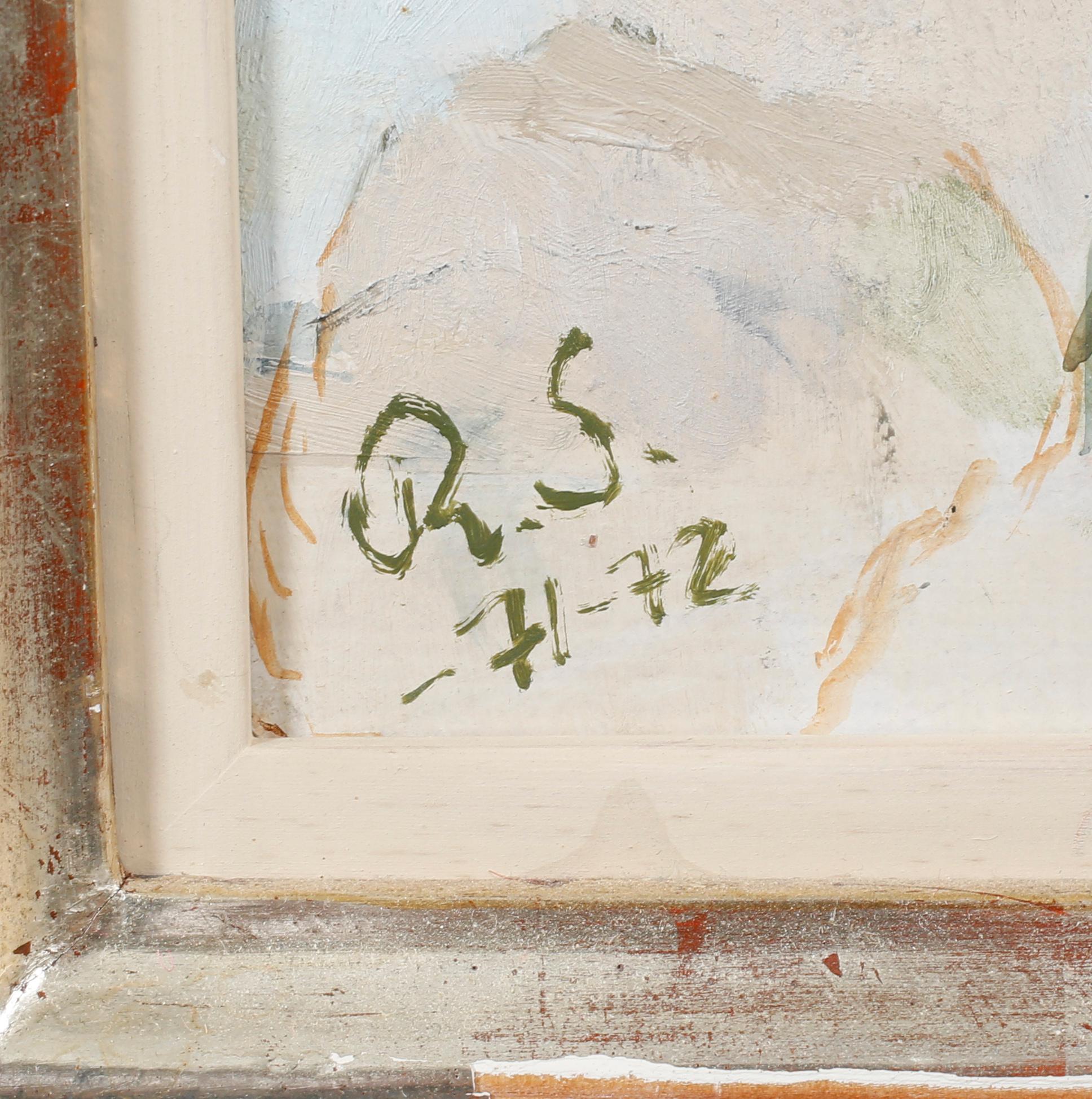 RAGNAR SANDBERG, oil on panel, signed and dated -71 and -72.
