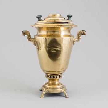 SAMOVAR, mässing, Ryssland, 1800-/1900-tal.