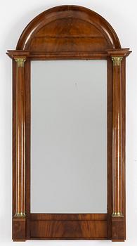 An Empire mirror and console table, first half of the 19th century..