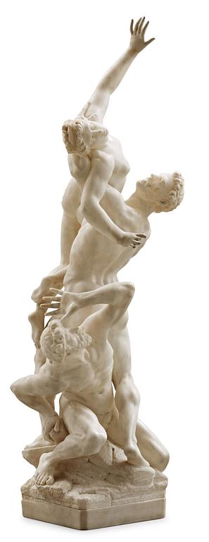 Giambologna (Giovanni da Bologna) After, "The Rape of the Sabines".