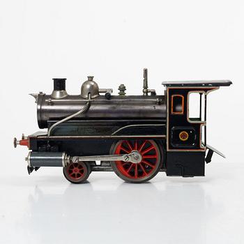 Carette, locomotive with two carriages, scale 1, Germany, before 1917.