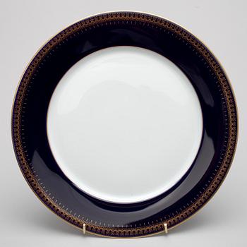 KAFFESERVIS, för 14, porslin, "Romanov" Golden Collection. 1900-talets slut.