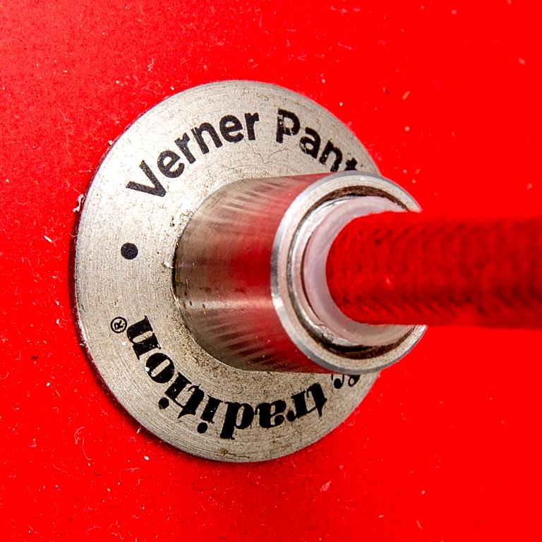 Verner Panton, taklamor 2 st , "Flowerpot", 2000-tal.