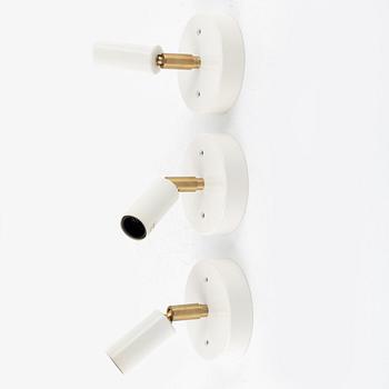A set of three wall lamps, by Jonas Bohlin, "Star", Örsjö Lighting.