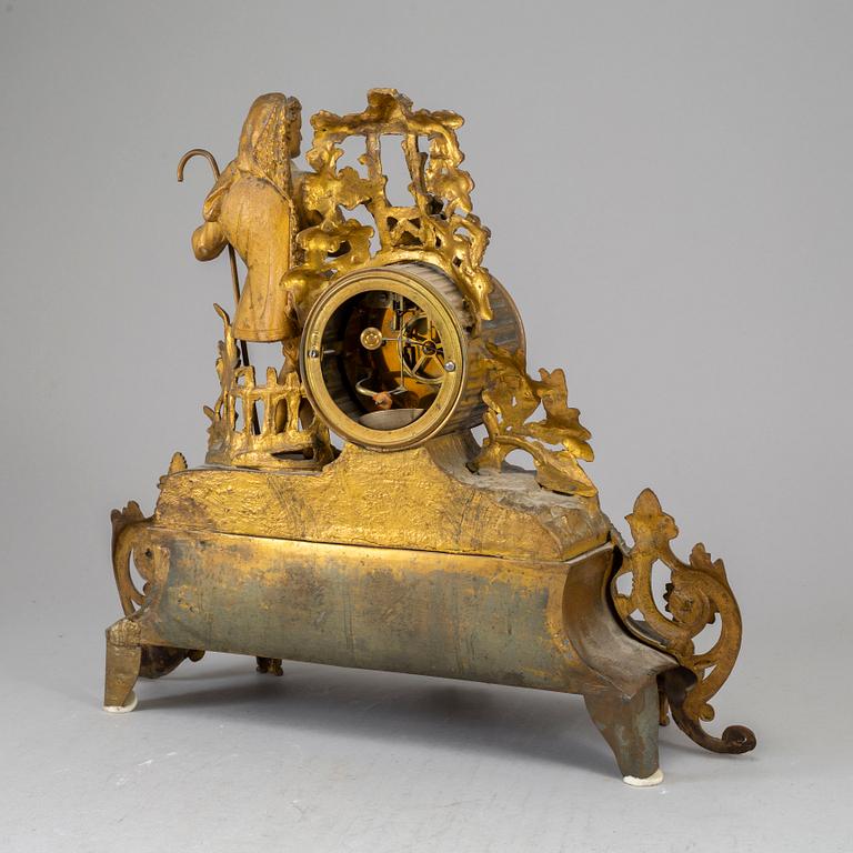A  19th/20th century mantle clock in Louis-XVI style.