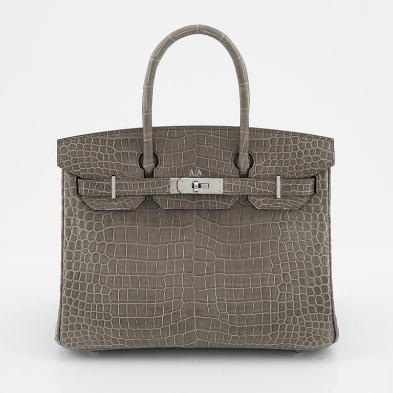 Hermès, A 'Birkin 30 crocodile' bag, 2019.