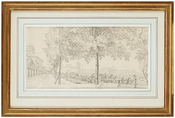 346. Unknown artist 19th century. Views over Rome.