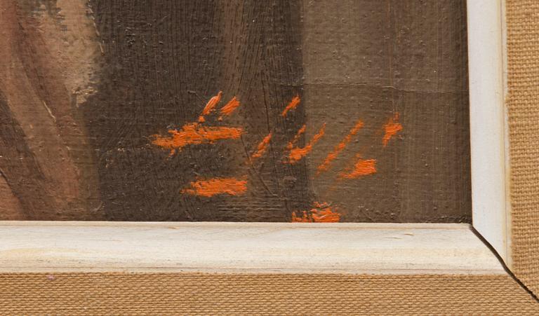 oil on canvas, signed.