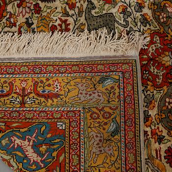 MATTA, Kayseri, part silk, old, 224 x 150 cm.