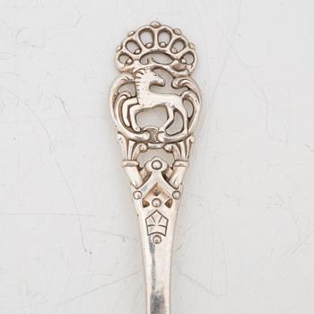 Serving cutlery, 3 pieces, silver, Norway.