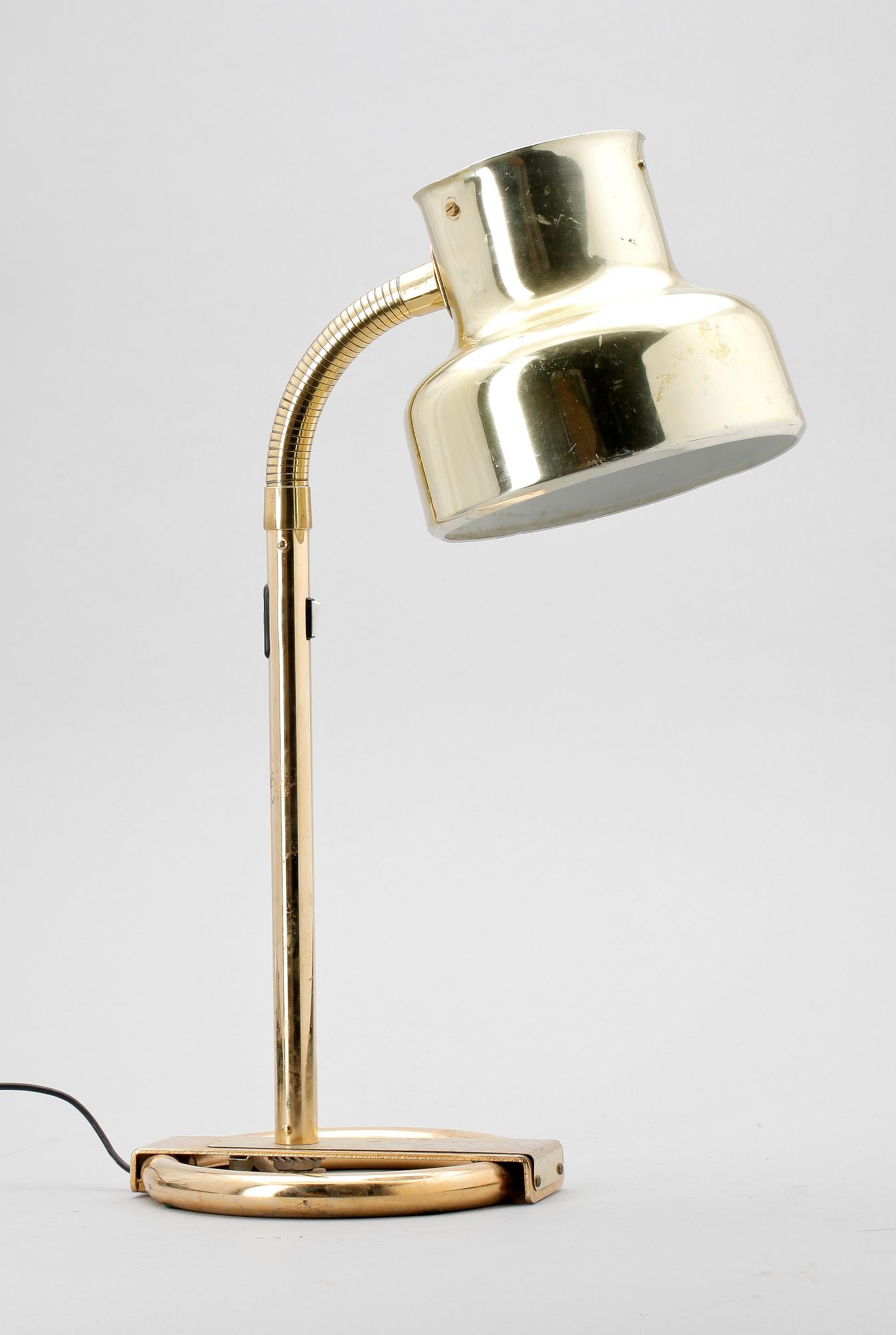 BORDSLAMPA, mässing, "Bumlingen", Anders Persson, Ateljé Lyktan.