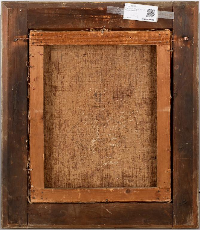 AMANDA SIDWALL, olja på duk, ej signerad.