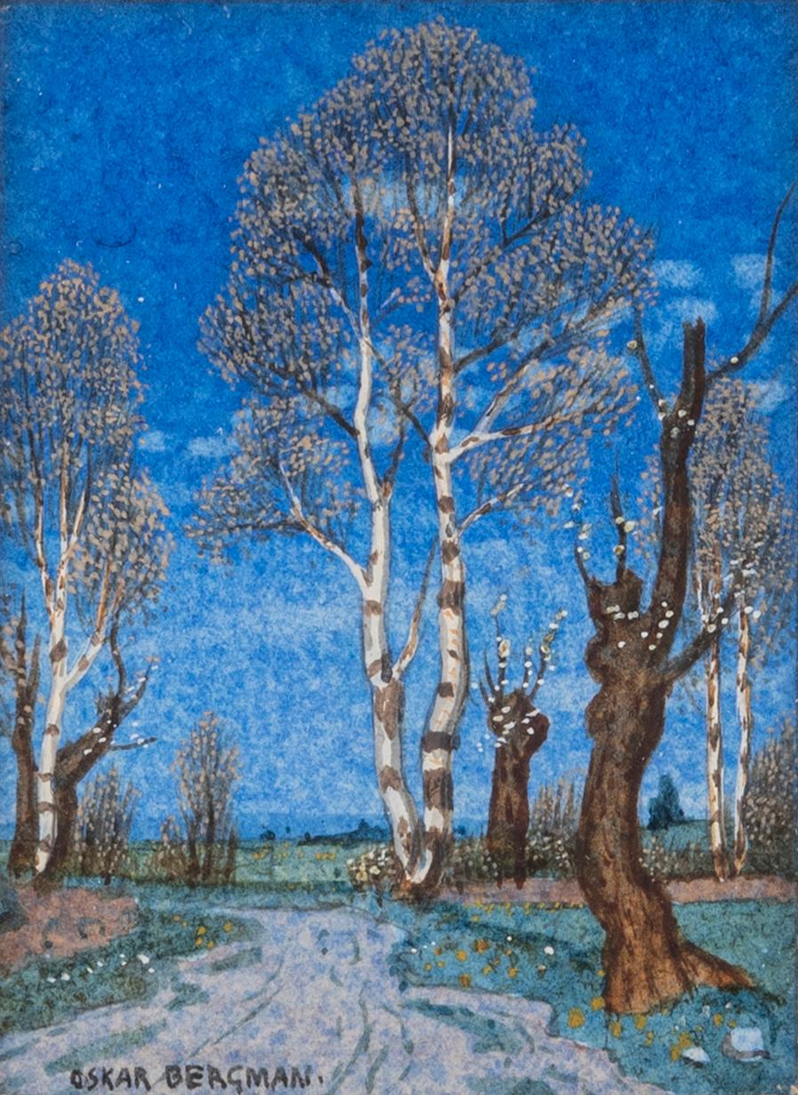 Oskar Bergman, Birches.
