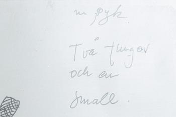 Madeleine Pyk, blandteknik, signerad.