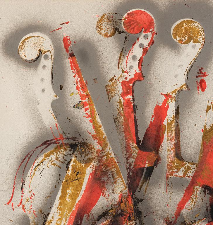 Arman (Armand Pierre Fernandez), "Orange and Grey Concerto".