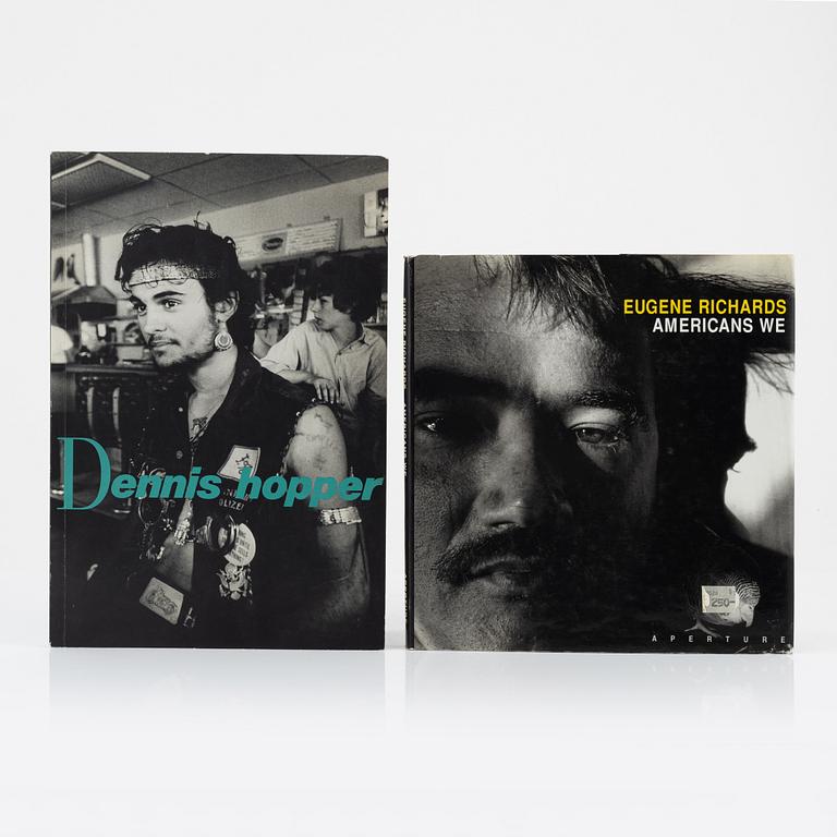 Dennis Hopper, Bruce Gilden & Eugene Richards, 3 photobooks.