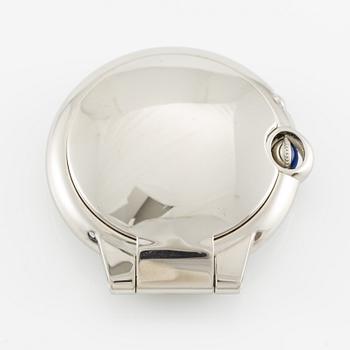 Cartier, Ballon Bleu de Cartier, travel clock, 59 mm.