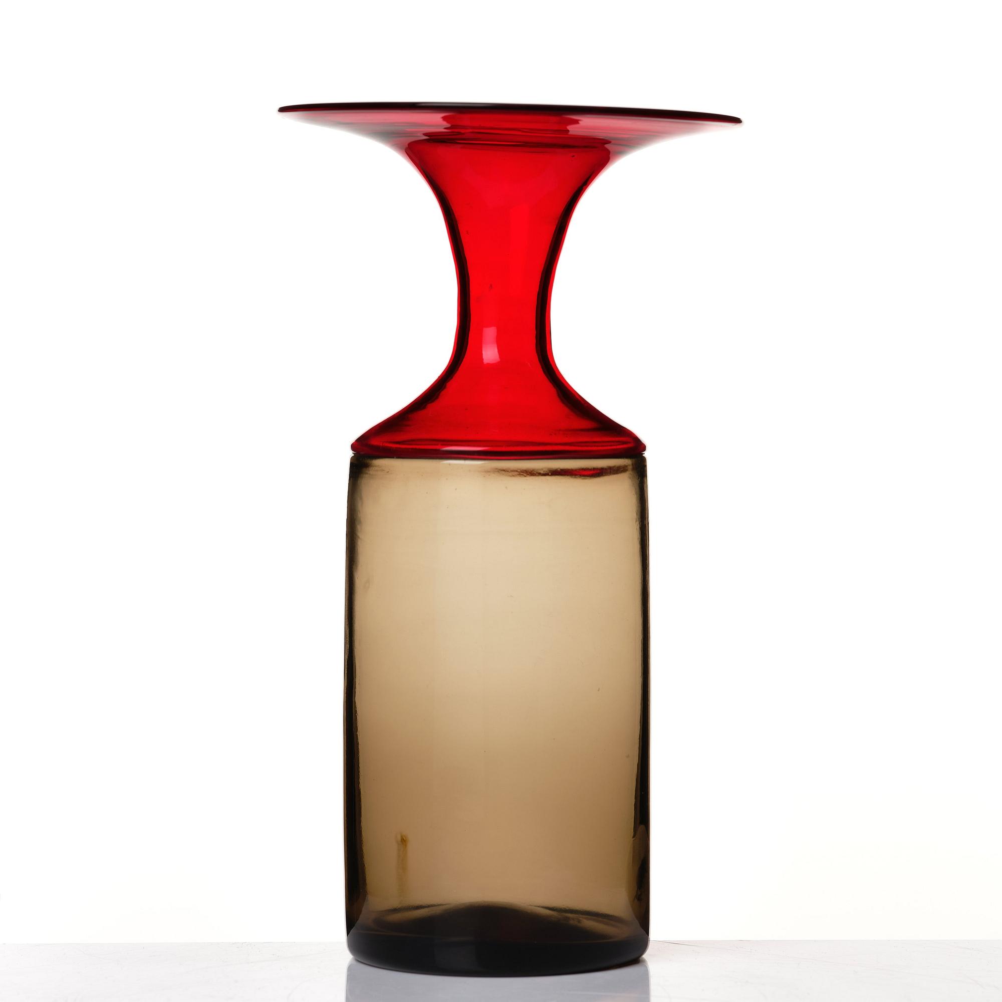 Tapio Wirkkala, a "Lapponi" glass vase, Venini, Italy 1960's.