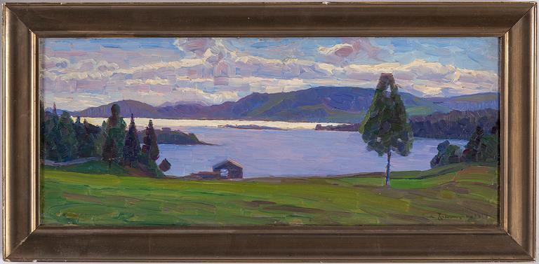 CARL JOHANSSON, oil on panel, signed Carl Johansson and dated 1914.