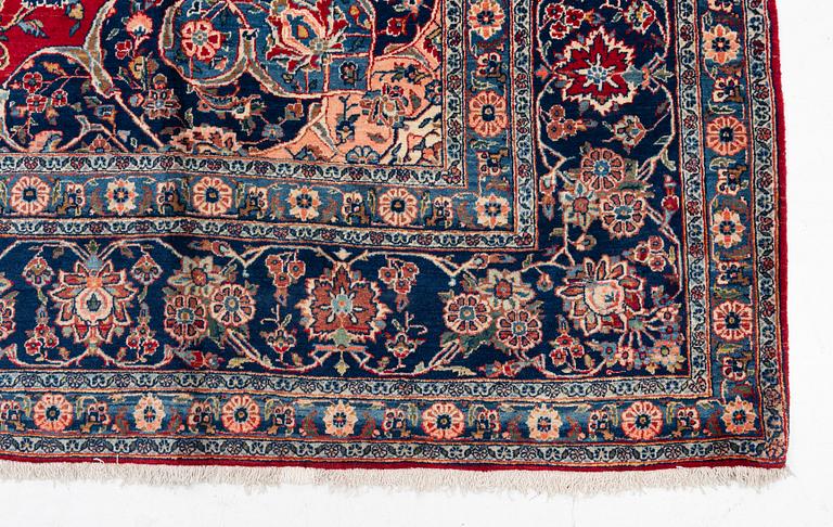 Carpet, Keshan, approx. 360 x 260 cm.