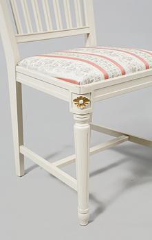 MATGRUPP, 7 delar, gustaviansk stil, 1900-talets andra hälft.