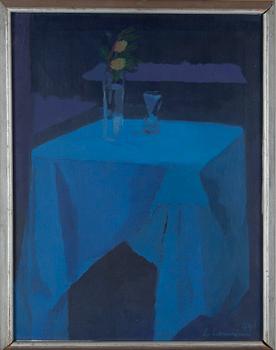 LIISA LEPPINIEMI-MONTONEN, öljy kankaalle, signeerattu ja päivätty -79.