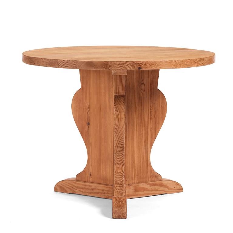 Nordiska Kompaniet, a Swedish Modern "Lovö" pine table, 1940s.