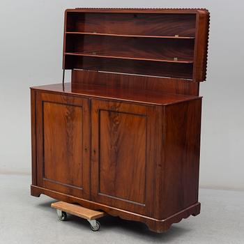 A mahogany cupboard, second half of the 19th century.