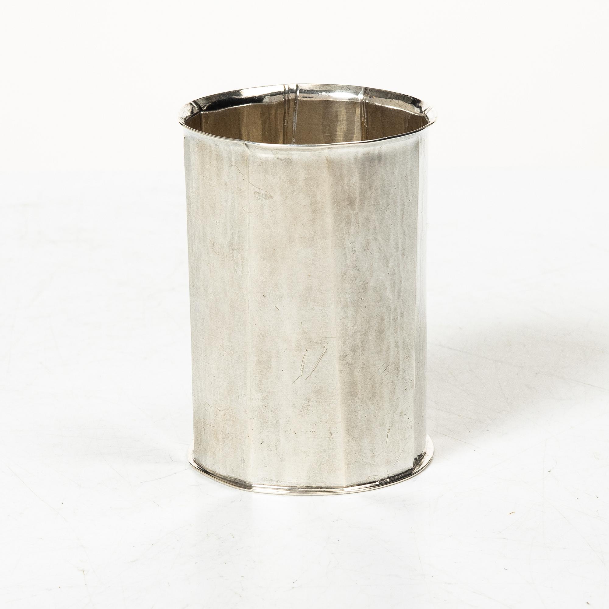 Bengt Liljedahl, a sterling silver vase, Sweden, 2006.