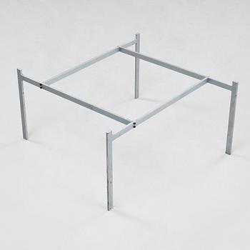 Poul Kjaerholm, a 'PK-61' steel and black stone top table, E Kold Christensen, Denmark 1960's.