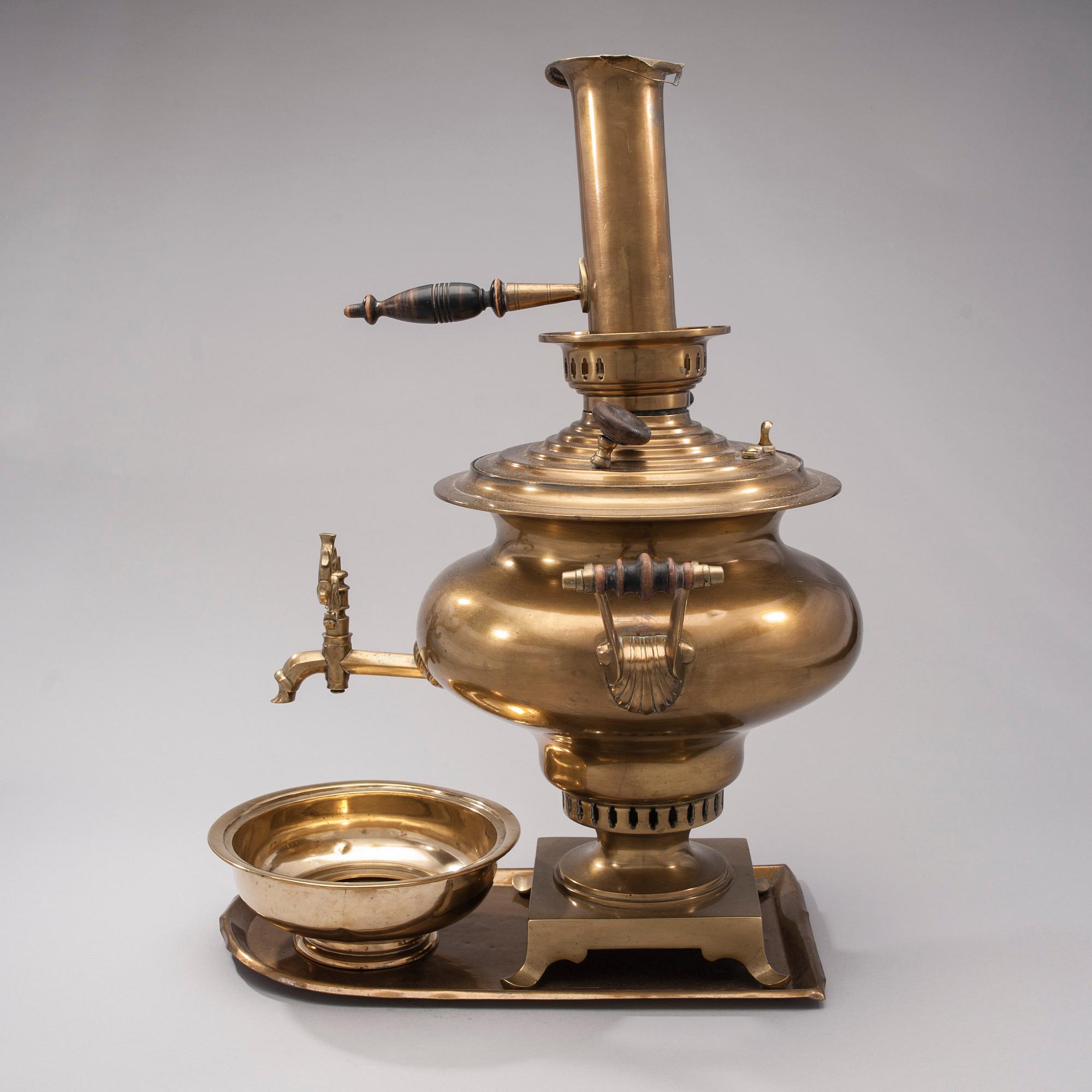 SAMOVAR, mässing, Tula, 1800-talets slut.