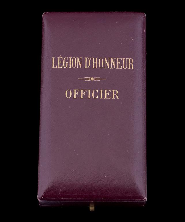 ORDEN, Hederslegionen - "National de la Légion d'honneur", Frankrike.