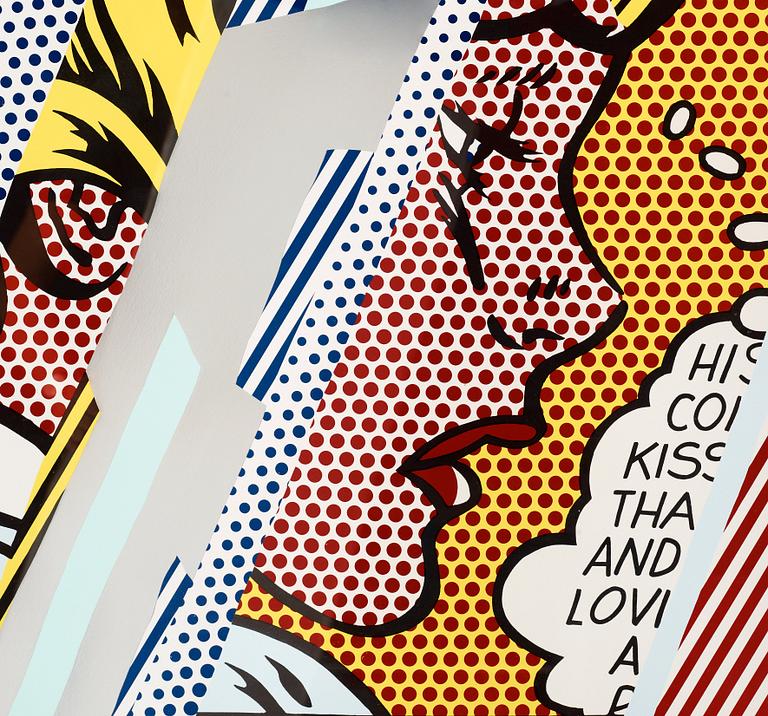 Roy Lichtenstein, "Reflections on Girl", from: "Reflections series".