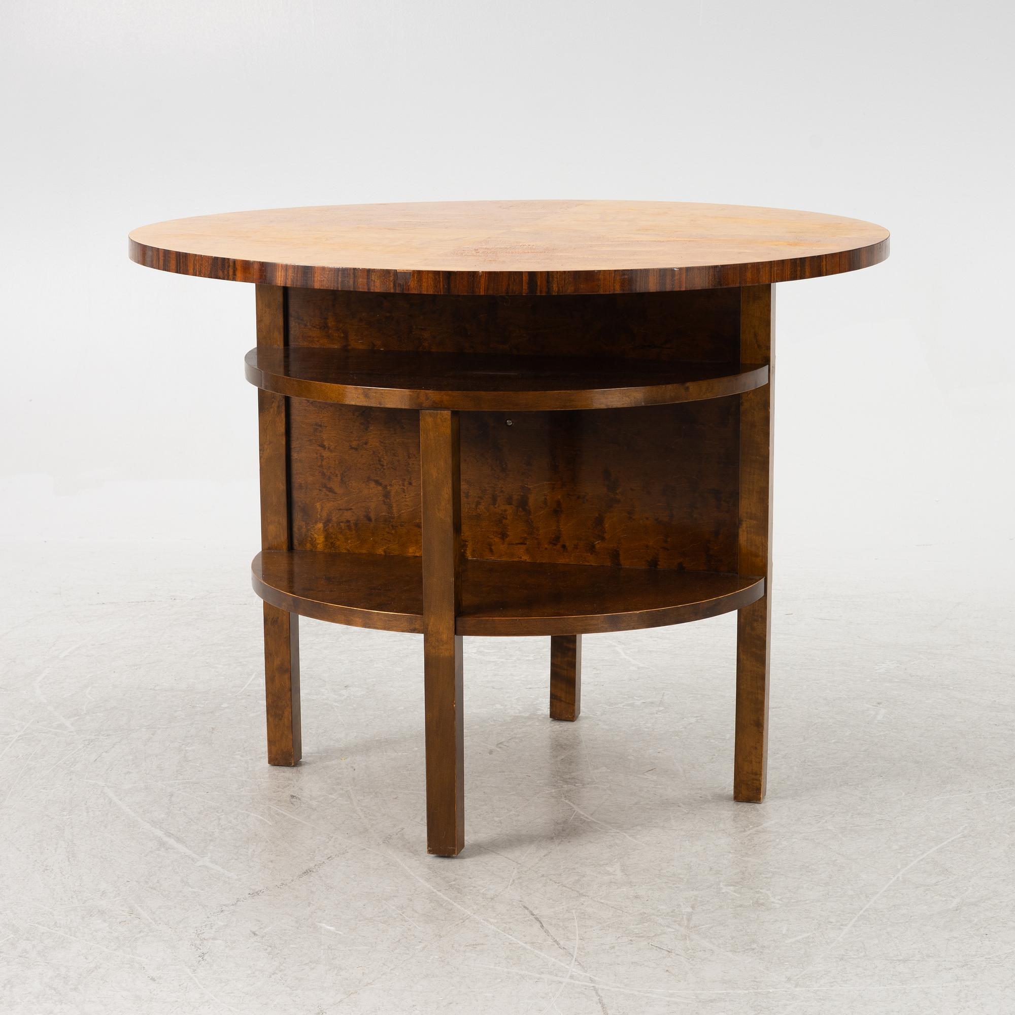 A table with cabinet, 1930's.