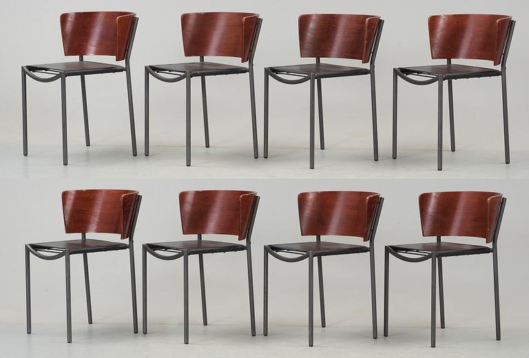 STOLAR, 8 st, "Lilla Hunter", design Philippe Starck, formgiven 1988.