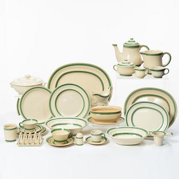 Wilhelm Kåge, An extensive "Bandarillo" dinner service, 86 pcs, Gustavsberg, in production 1933-1952.