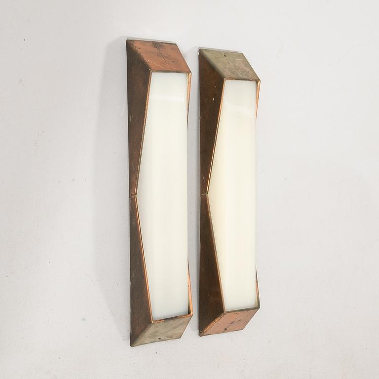 Ceiling/Wall lamps, a pair from the 1960s/70s.