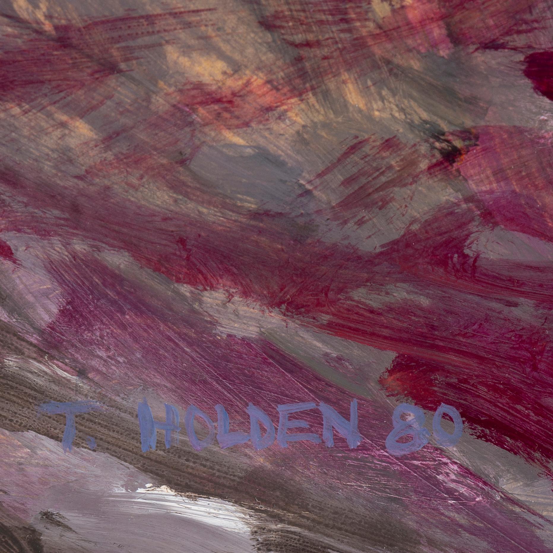 THOMAS HOLDEN, oil on panel, signed nd dated -80.