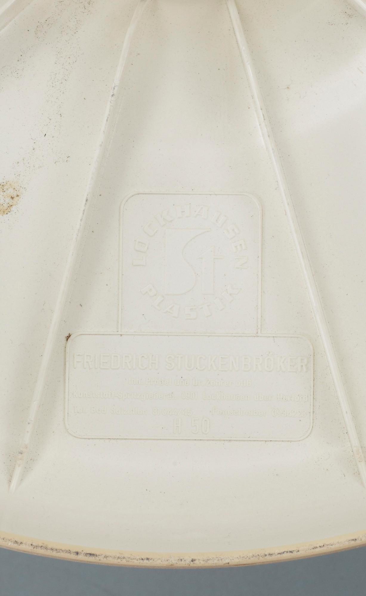 PALLAR, ett par, märkt Friedrich Stückenbröker, Lockhausen, Tyskland 1960-tal.