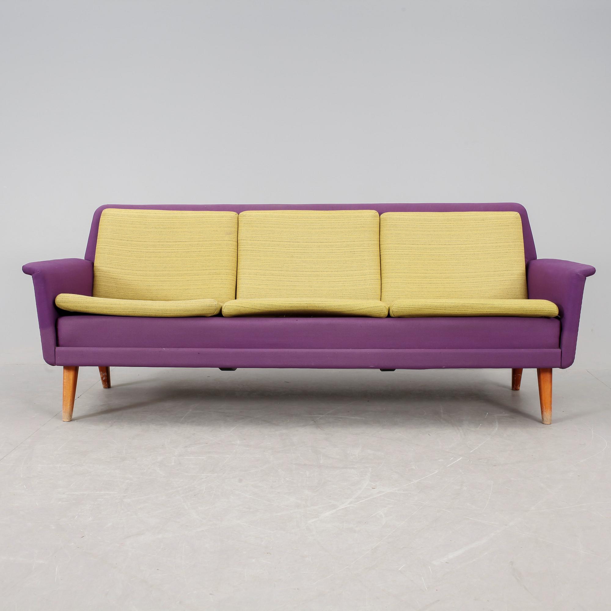 SOFFA, "Sonett", ur "Bra Bohag"-serien, Alf Svensson, Dux, Ljungs Industrier AB, Malmö,1960-tal.