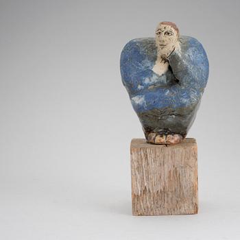 A stoneware sculpture designed by Lisa Larson for Gustavsberg. Unique.