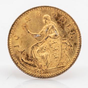 Guldmynt, Christian IX Danmark, 1900.