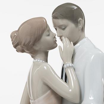 Lladró, figurin, "Moonlight love", Spanien.
