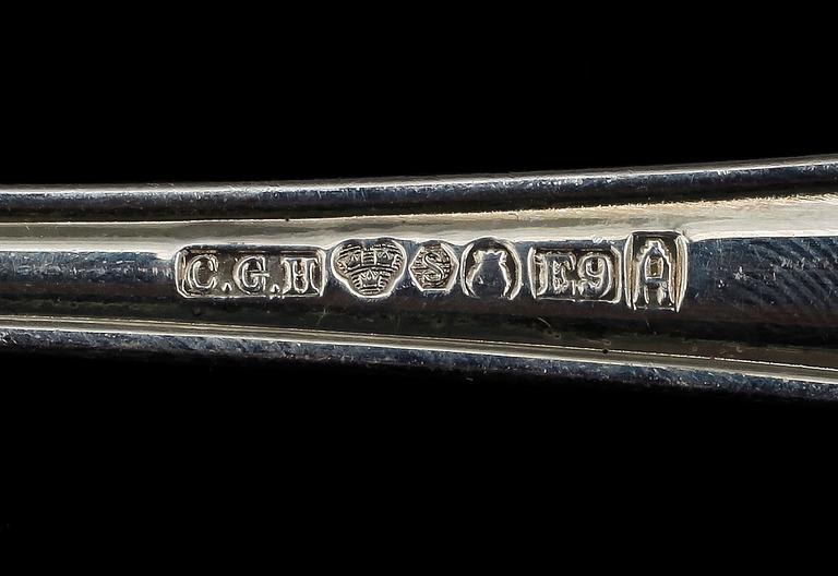 SKEDAR, 24 delar, silver. Tot vikt ca 614 g.