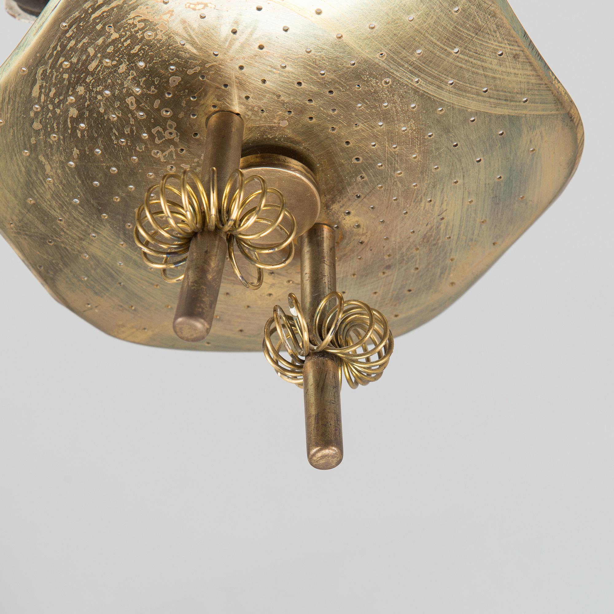 Paavo Tynell, Chandelier, for Taito. Made to order 1950.
