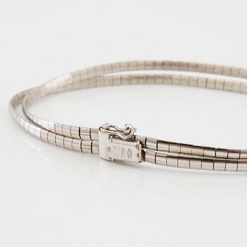 Bracelet 18K white gold, Unoaerre Italy.